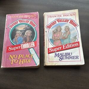 Vintage Sweet Valley High softcover novels